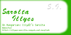 sarolta illyes business card